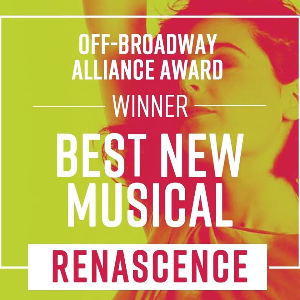 Renascence by GMTWP Alum Wins OffBroadway Alliance Award